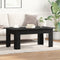 vidaXL - Salontafel - Zwart - Eiken - 100x60x42 - cm - Bewerkt - Hout