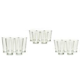 Glazenset Vivalto S18091/BHA Transparant Glas