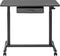 Bureau zit sta verrijdbaar - laptoptafel - in hoogte verstelbaar - 91.5 x 56 cm