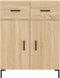 vidaXL - Dressoir - 69,5x34x90 - cm - bewerkt - hout - sonoma - eikenkleurig