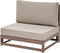 Beliani TIMOR - Loungeset - Donkere houtkleur - FSC® gecertificeerd acaciahout