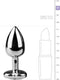 Metalen buttplug