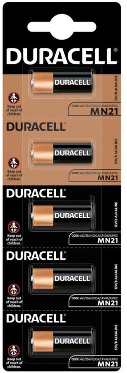 Duracell MN21 - Alkaline Batterij 12V - Blisterverpakking met 5 stuks (5 stuks)