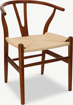 Orville Bone stoel naturel hout