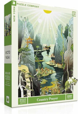 New York Puzzle Company - Victo Ngai Country Prayer - 1000 stukjes puzzel