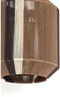 Light & Living Hanglamp Kozana - Donkerbruin - Ø36cm - Modern - Hanglampen Eetkamer, Slaapkamer, Woonkamer