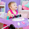 BRIGHT STARTS 3-in-1 rollator, kleine auto, 3 evoluerende spelmodi, paars