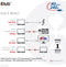 Club 3D USB4 Gen3x2 Type-C Kabel - Bi-Directioneel - 40000 Mbit/s 240W - Zwart