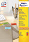 Avery 3456 - Gekleurde Etiketten - 105 x 148 mm permanent klevend - Rood (400 stuks)