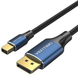 Vention HCFLG - DisplayPort Mini naar DisplayPort Kabel - 2 m - Blauw Zwart (2 m)