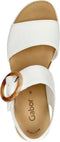 Gabor 550.2 - Sandalen - Leer - Sleehak - Wit - Maat 38