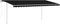 vidaXL - Luifel - automatisch - met - LED - en - windsensor - 5x3 - m - antracietkleurig