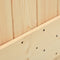 vidaXL - Schuifdeur - met - beslag - 100x210 - cm - massief - grenenhout