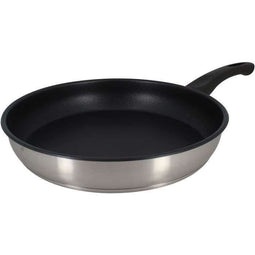 Koekenpan - MENASTYL - 6020246 - Roestvrij staal - 24 cm - Geschikt voor alle kookplaten, inclusi...