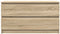 vidaXL - Tv-meubel - 100x35x54 - cm - bewerkt - hout - sonoma - eikenkleurig