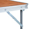 vidaXL - Campingtafel - inklapbaar - met - metalen - frame - 80x60 - cm