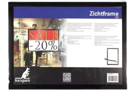Kangaro zichtframe - A3 - zwart - K-504873
