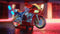 Nikko – Road Rippers Wheelie Racemotor – Gemotoriseerde Speelgoedmotor met Licht & Geluid – Rood