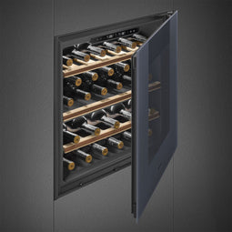 Smeg CVI129G - Wijnkoelkast - 79 liter - 29 flessen - 2 temperatuurzones
