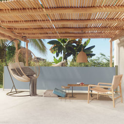 vidaXL - Tuinscherm - uittrekbaar - 117x500 - cm - grijs