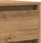 vidaXL - Wandtafel - 89x41x76,5 - cm - bewerkt - hout - artisanaal - eikenkleurig