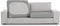 Kussenhoes Eysa ROC Lichtgrijs 85 x 15 x 60 cm Sofa