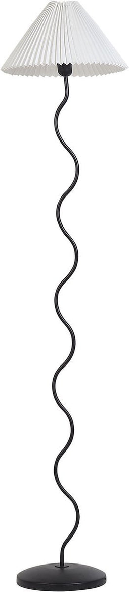 JIKAWO - Staande lamp - Zwart - Metaal