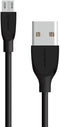 Mobiparts Micro USB - USB Kabel 2A 2 m - Zwart