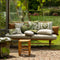 Dutch Decor - LUCCA - Outdoor Sierkussen 30x50 cm - waterafstotend en uv-bestendig - Olive Branch - groen