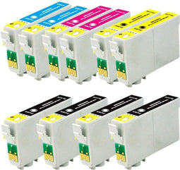 Huismerk - Cartridges voor Epson - 10 Pack - Gratis 128 GB USB Stick (10 stuks)