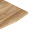 vidaXL - Bureaublad - met - ronding - 140x60x2,5 - cm - massief - ruw - mangohout