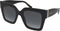 Jimmy Choo EDNA/S 8079O Zonnebril - Dames - Zwart