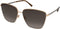 Jimmy Choo LAVI/S 06J/HA Zonnebril - Dames - Goudkleurig