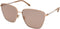 Jimmy Choo LAVI/S BKU/2S Zonnebril - Dames - Goudkleurig
