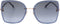 Jimmy Choo LETI/S LKS Zonnebril - Dames - Blauw