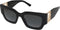 Jimmy Choo NENA/S 807/9O Zonnebril - Dames - Zwart