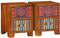 vidaXL - Nachtkastje - 2 - st - 35x35x45 - cm - massief - acaciahout