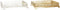 Snackdienblad DKD Home Decor Spiegel Ziverachtig Gouden Hars (33 x 24 x 6,6 cm) (2 Stuks)