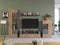 Furnilux Freno - Woonkamercombinatie - Tijdloos design - Grijs Eiken - 40x290x195cm