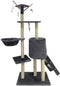 JIPSY Krabpaal donkergrijs 79 x 34 x 138 cm - 3 platforms