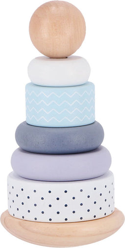 Jipy Houten Stapeltoren Paars/Blauw