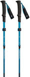 Black Diamond Distance Carbon FLZ Wandelstokken - 100% Carbon - Verstelbaar 125-140 cm - Ultralicht & Opvouwbaar - Z-Pole Technologie - Blauw