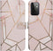 iMoshion Hoesje Geschikt voor Samsung Galaxy A72 Hoesje Met Pasjeshouder - iMoshion Design Softcase Bookcase - Meerkleurig / Pink Graphic