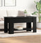 vidaXL - Zwarte - Eikenhouten - Salontafel - - - 101x49x52 - cm - Gemaakt - van - Geënginieerd - Hout
