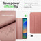 Spigen iPad 10 (2022) - Urban Fit Bookcase - Hoogwaardig textiel met magneetsluiting - Roze