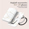 MIO by Mobilize White Marble Magsafe Compatible Card Holder