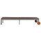 vidaXL - Ligbed - met - wieltjes - poly - rattan - bruin