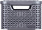 Curver Style - Opbergmand met deksel S - 6L - Antraciet - 28,5x19,4x13cm