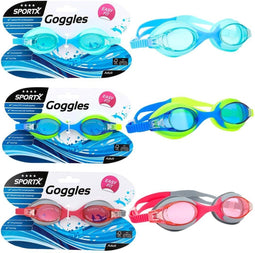 SportX Volwassenen Zwembril 4 Sterren Assorti