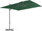 vidaXL - Parasol - met - draagbare - voet - groen